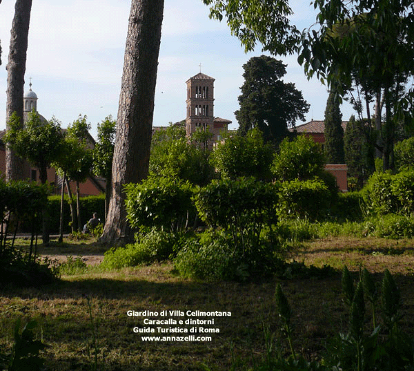 giardini di villa celimontana caracalla e dintorni (roma)