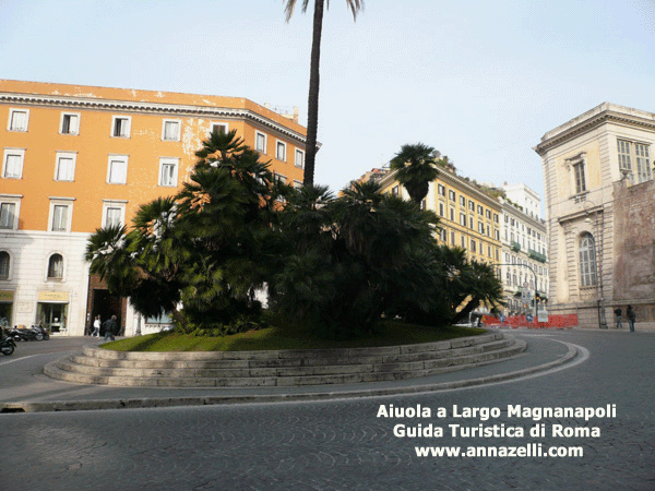 giardino aiuola largo magnanapoli roma