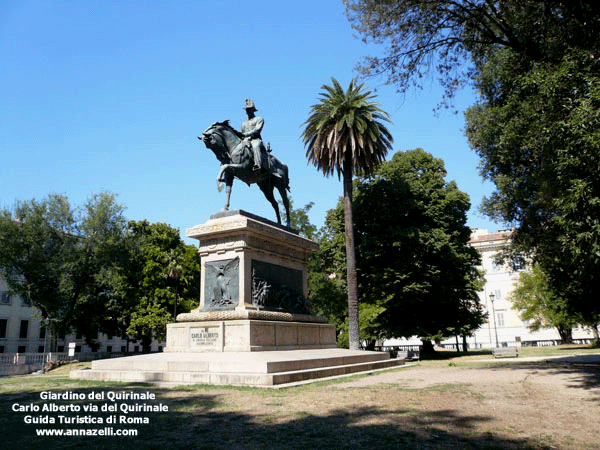 giardino del quirinale di carlo alberto via del quirinale roma