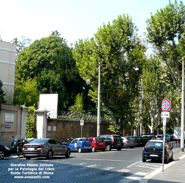 giardino museo istituto patologia del libro roma