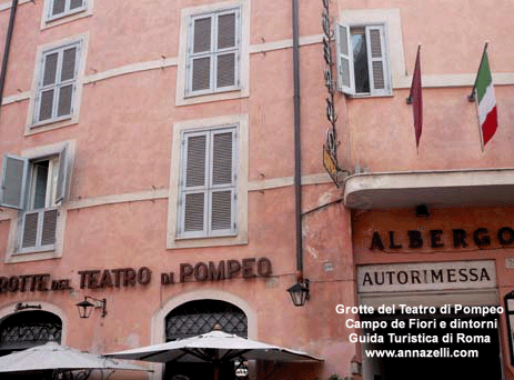 grotte del teatro di pompeo campo de fiori (roma)