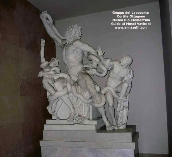 gruppo del laocoonte cortile ottagono musei vaticani
