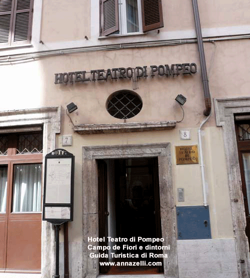 hotel teatro di pompeo campo de fiori e dintorni (roma)