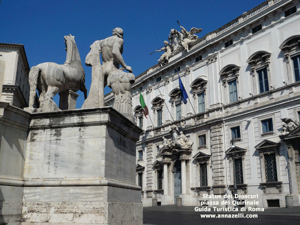 i dioscuri piazza del quirinale roma