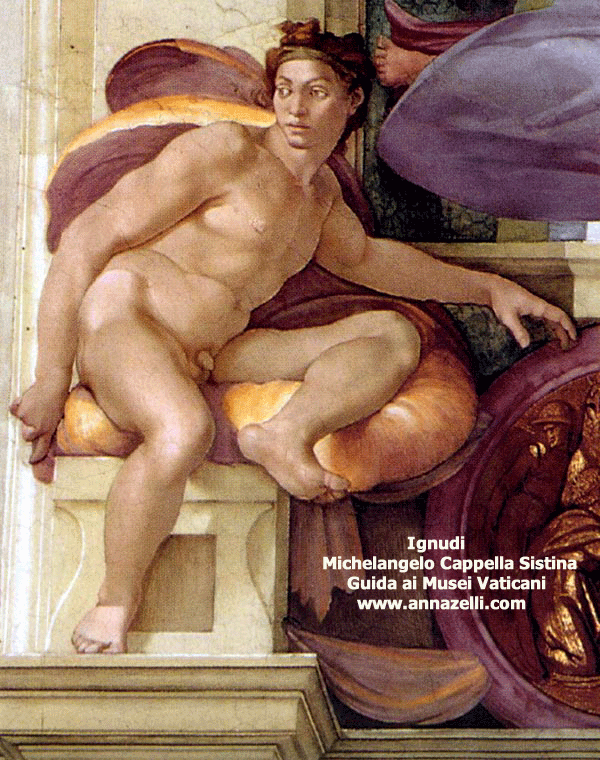 ignudi michelangelo volta cappella sistina (musei vaticani)