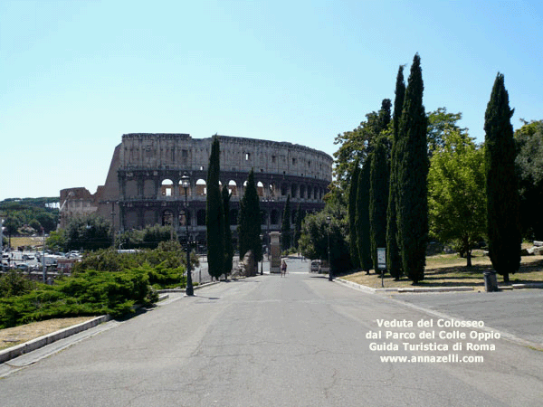 il Colosseo dal Colle Oppio Roma