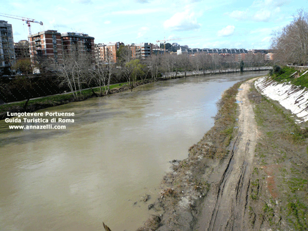 il lungotevere portuense roma