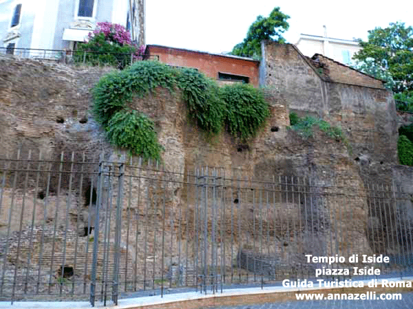 il tempio di iside piazza iside roma