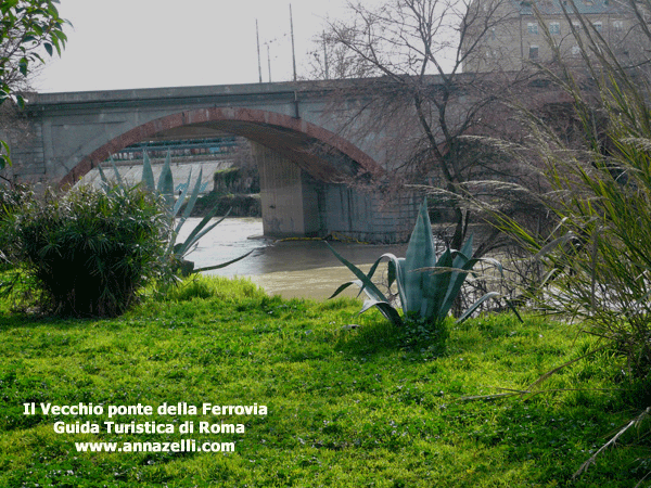 il vecchio ponte della ferrovia a roma