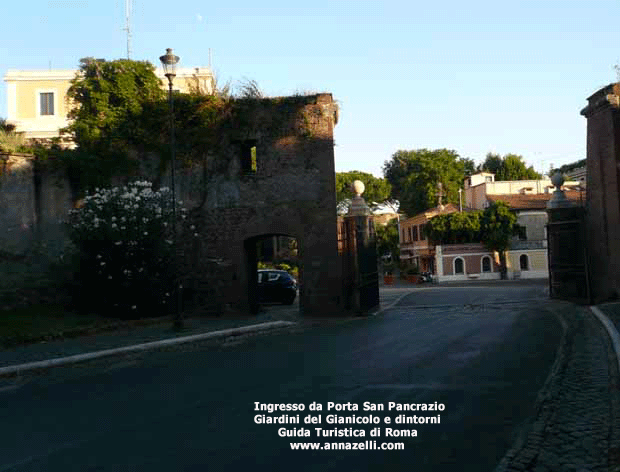 ingresso ai giardini del gianicolo e dintorni roma