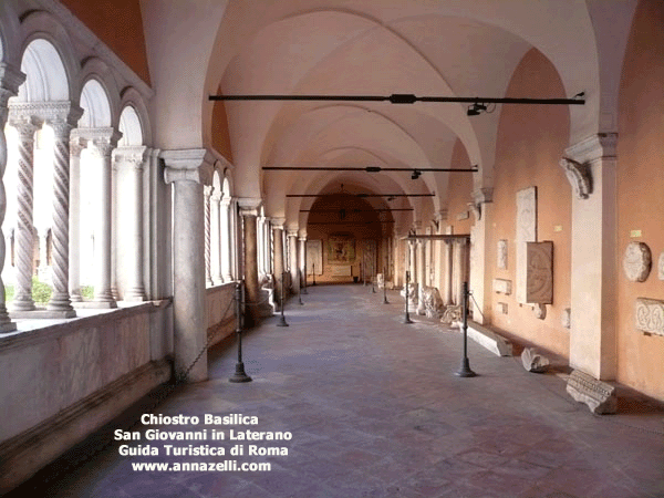 iterno chiostro basilica san giovanni in laterano roma