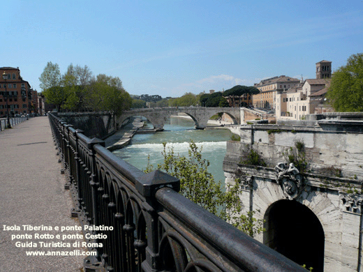 isola tiberina ponte palatino roma