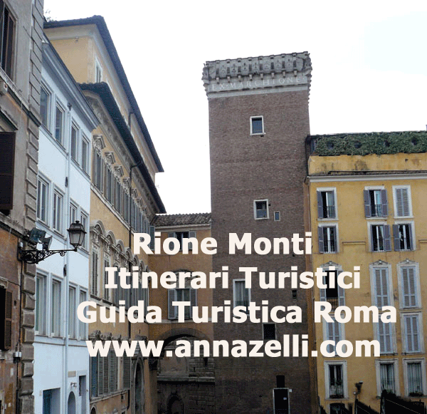 itinerari turistici rione monti