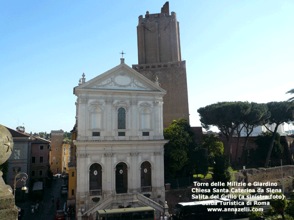 La Torre delle Milizie da Villa Aldobrandini Roma