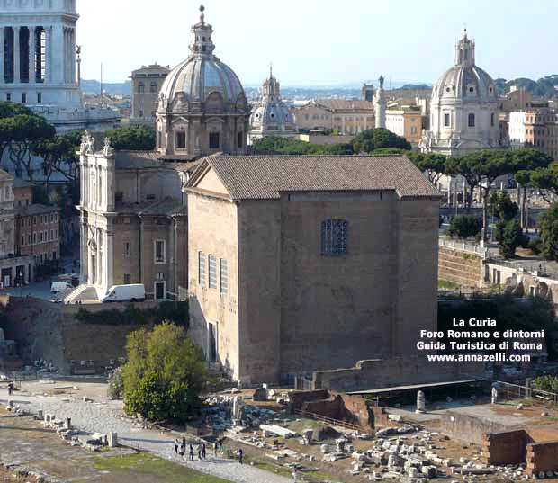 la curia foro romano e dintorni roma