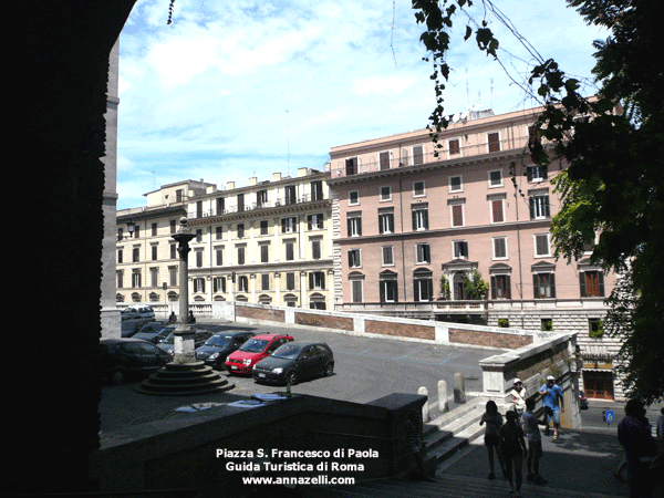 la piazza san francesco di paola (roma)