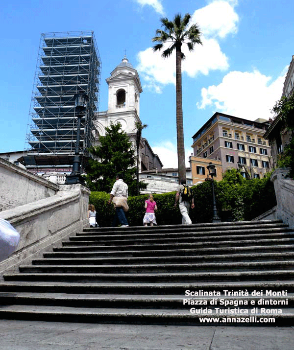 scalinata della trinit dei monti  piazza di spagna e dintorni roma