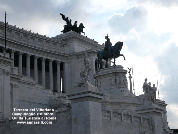 terrazza del vittoriano campidoglio e dintorni (roma)