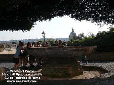 vasca del pincio piazza di spagna e dintorni roma 