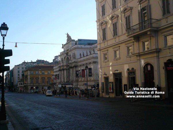 la via nazionale a roma