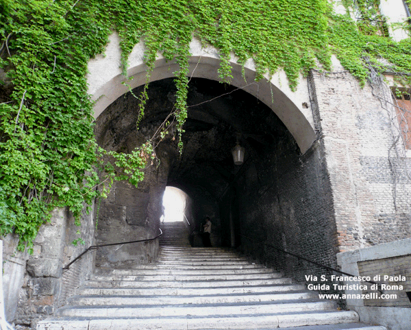 la via san francesco di paola (roma)
