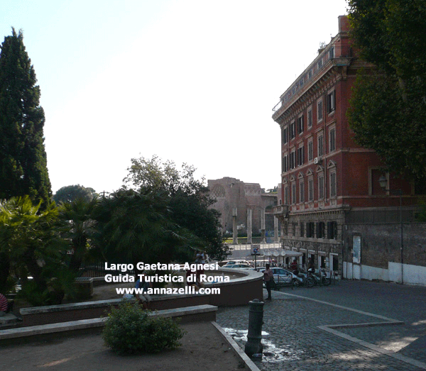largo gaetana agnesi a roma
