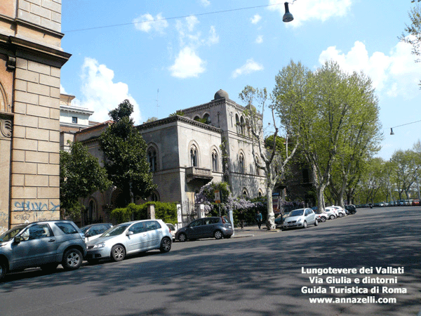 lungotevere dei vallati via giulia e dintorni roma