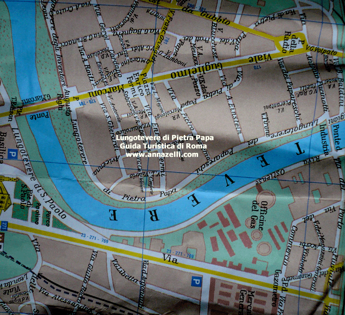 lungotevere di pietra papa roma