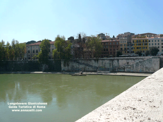 lungotevere gianicolense a roma