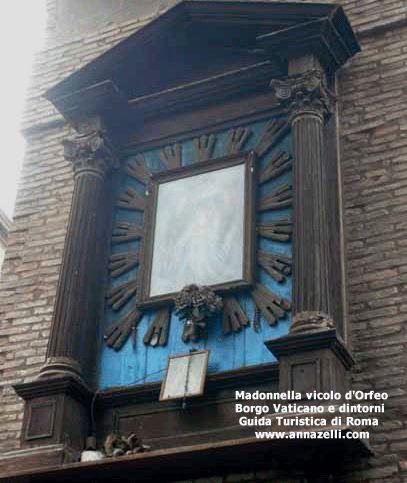 madonnella vicolo d'orfeo borgo vaticano e dintorni roma