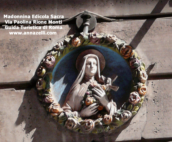 madonnina edicola sacra a via Paolina Roma