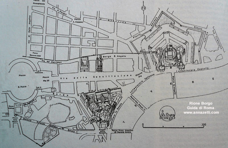 mappa rione borgo roma