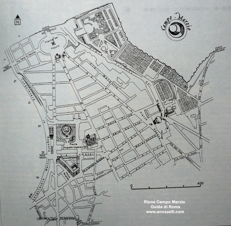 mappa rione campo marzio