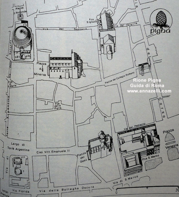 mappa rione pigna