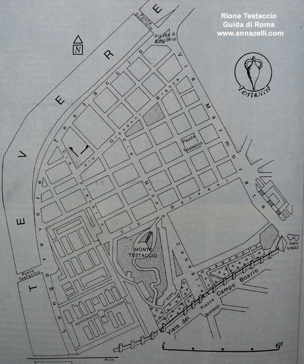 mappa rione testaccio roma