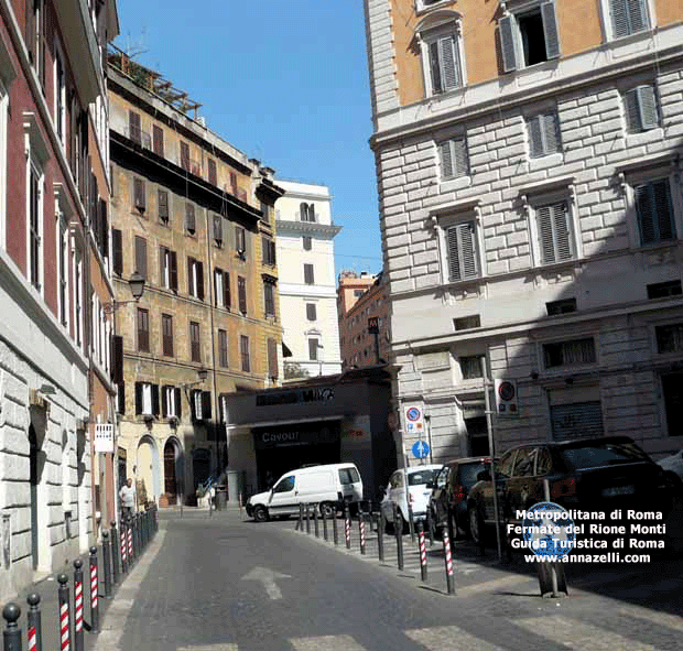 metropolitana di roma fermate del rione monti