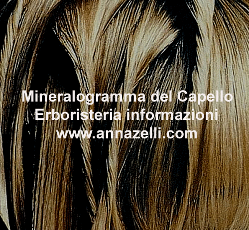 MINERALOGRAMMA DEL CAPELLO, ERBORISTERIA, NATUROPATIA