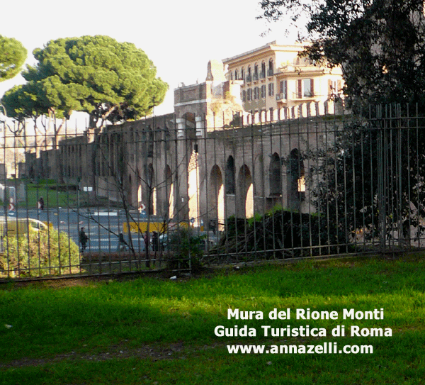 mura del rione monti roma