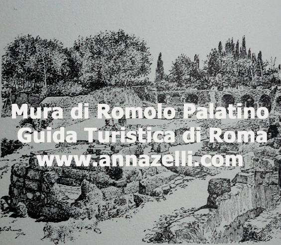 mura di romolo palatino roma