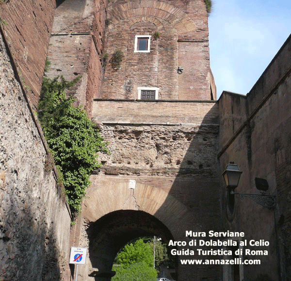 mura serviane arco di dolabella roma