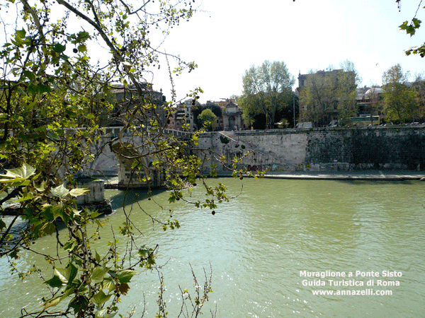 muraglioni a ponte sisto roma