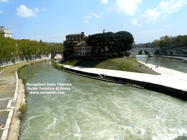 muraglioni isola tiberina roma