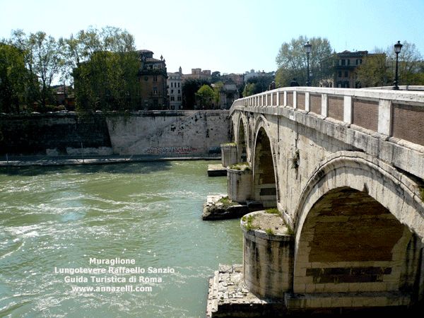 muraglioni lungotevere raffaello sanzio roma
