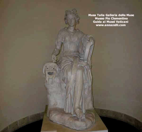 musa talia sala delle muse museo pio clementino (musei vaticani)