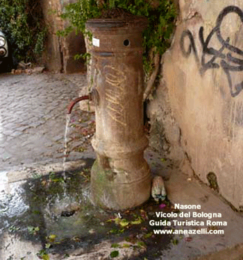 nasone a vicolo del bologna roma