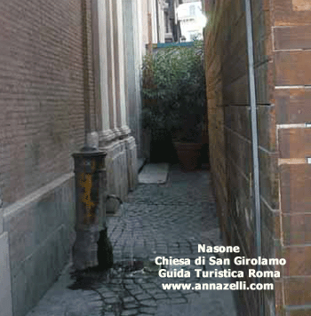 nasone chiesa san gerolamo roma