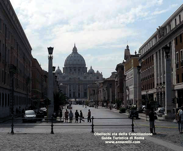 obelischi di via della conciliazione (obelischi di roma)