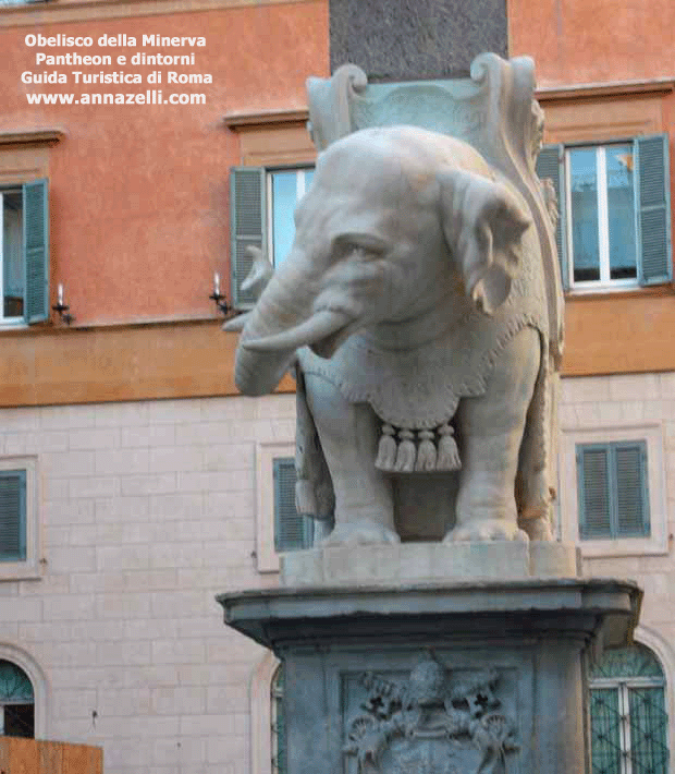 obelisco della minerva zona pantheon e dintorni roma