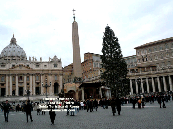 obelisco vaticano piazza san pietro (obelischi di roma)