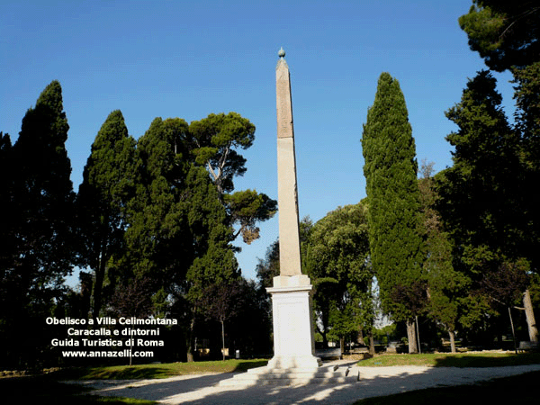 obelisco villa celimontana caracalla e dintorni (roma)